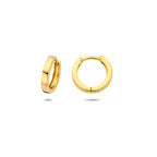 Ohrhänger 1,8 mm flach 14K Gelbgold