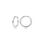 klapoorringen rond 2,0 mm zilver gerhodineerd