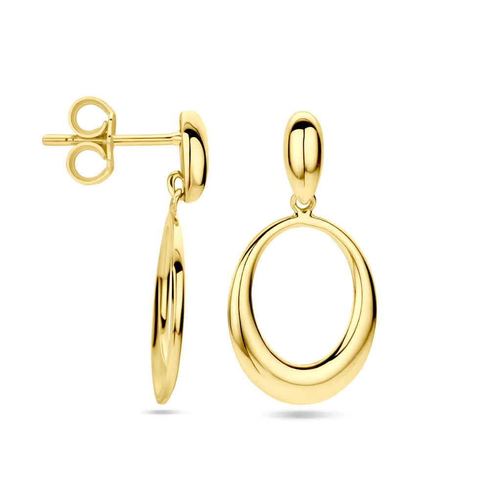 oorhangers 14K geelgoud