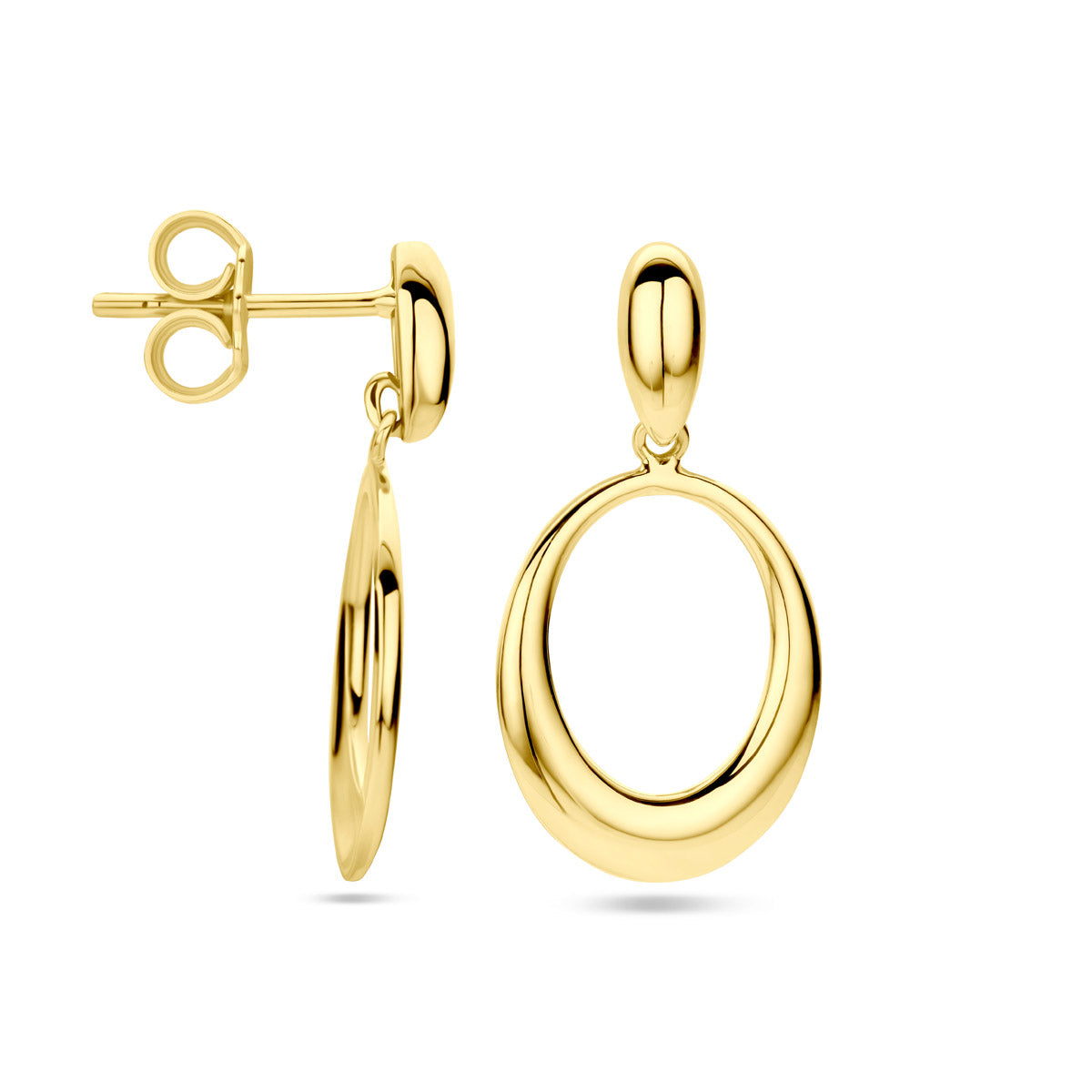 oorhangers 14K geelgoud