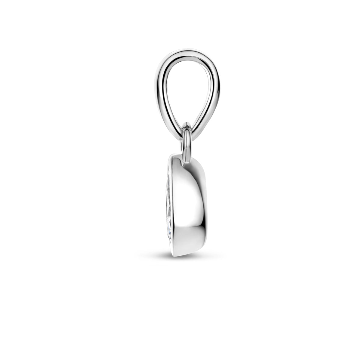 hanger zirkonia 7,5 mm zilver gerhodineerd