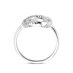 Ring Zirkonia Silber rhodiniert