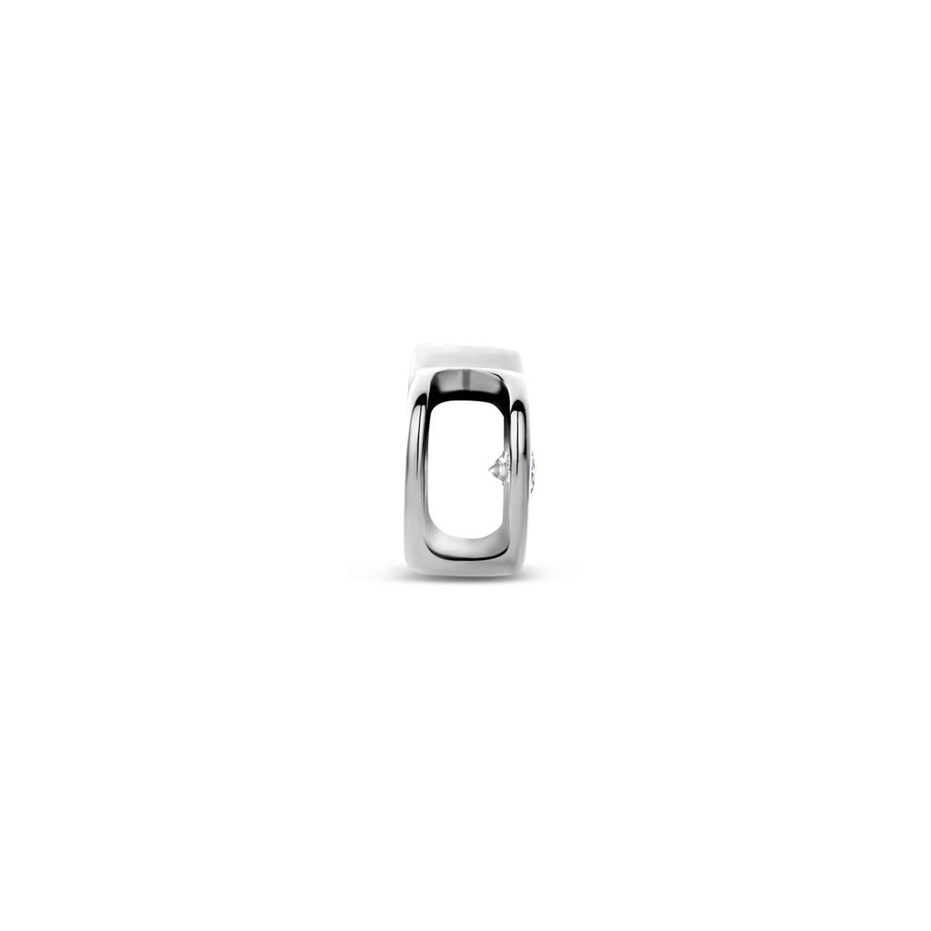 Anhänger Herz Zirkonia 5 mm Silber rhodiniert