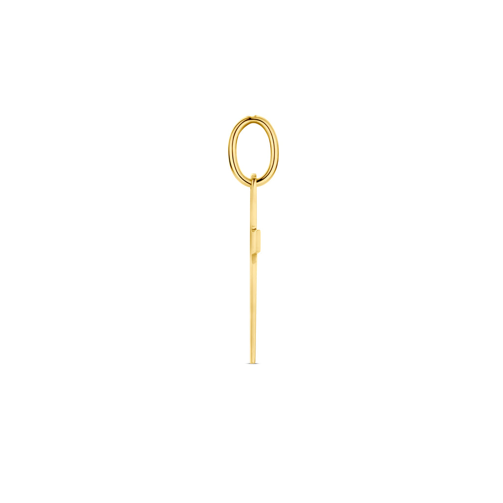 hanger kruis 14K geelgoud