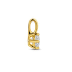 hanger lab grown diamant 0.75ct f vs 12,5 mm 14K geelgoud