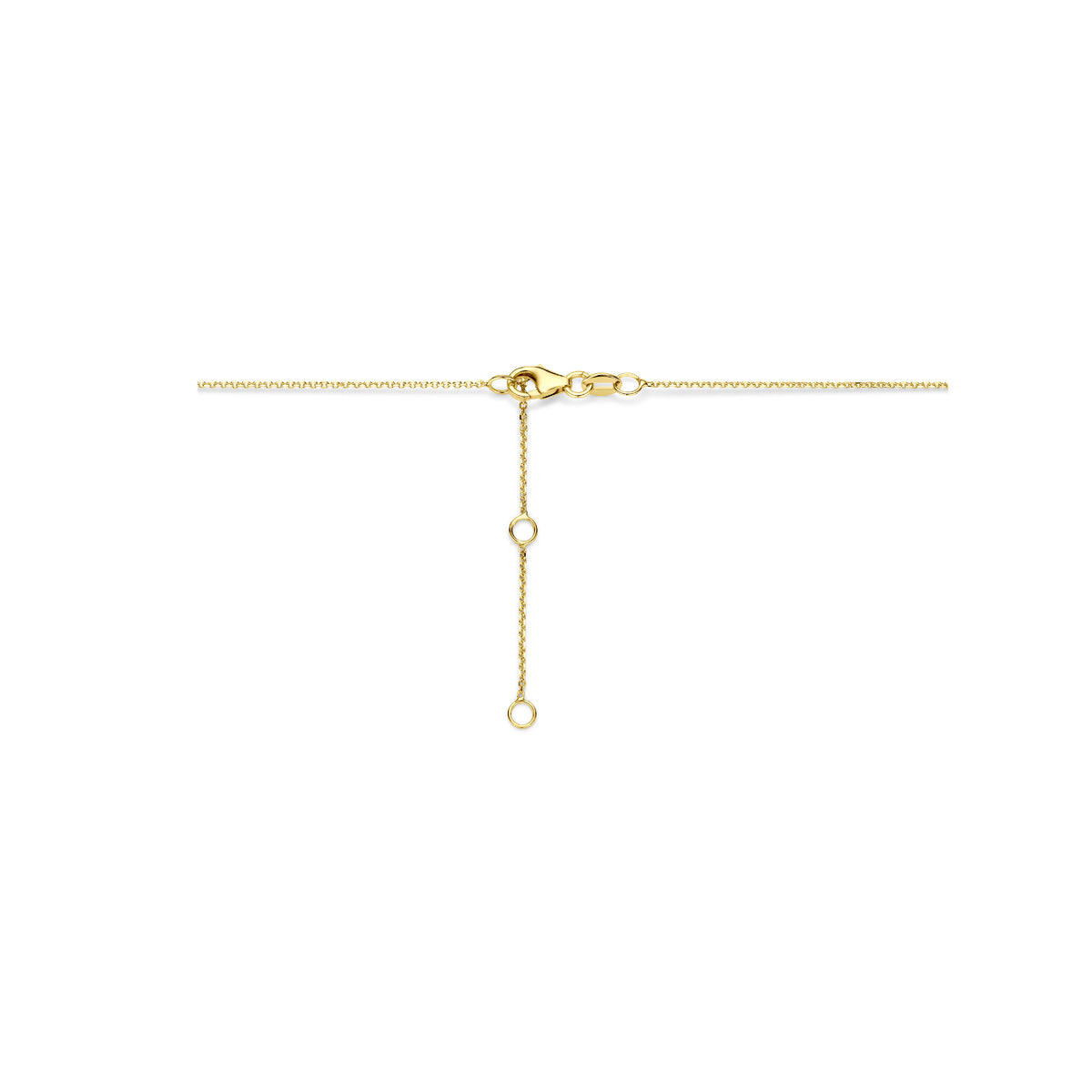 collier hartje 40 - 42 - 44 cm 14K geelgoud