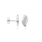 Ohrstecker Zirkonia Silber rhodiniert