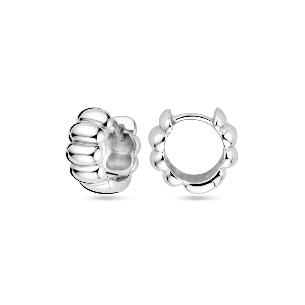 klapoorringen 11,5 mm zilver gerhodineerd