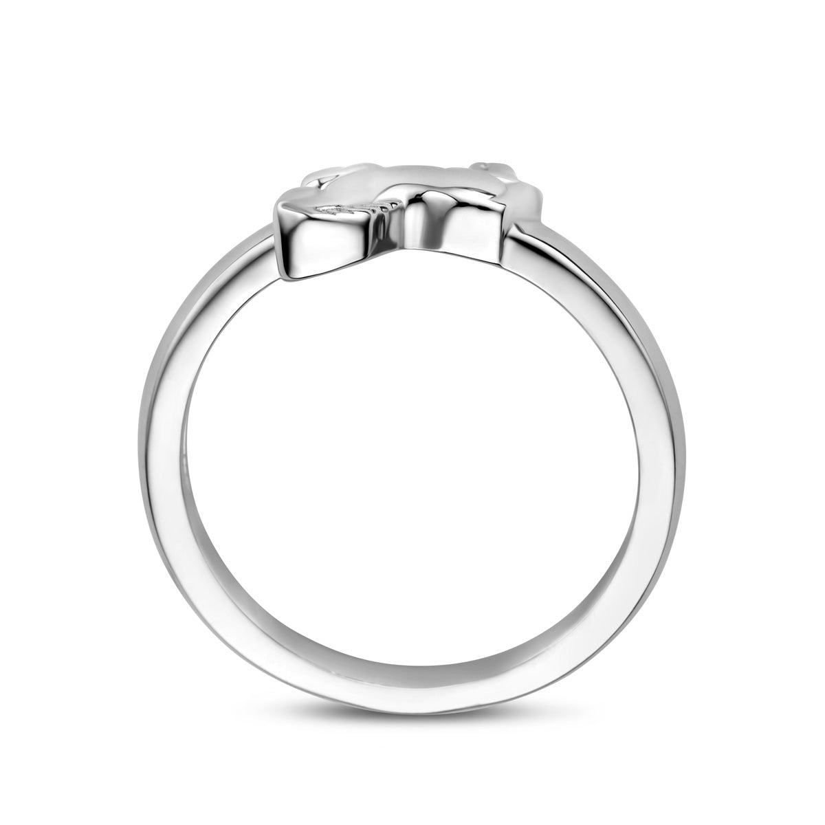 Ring Pferd Silber rhodiniert