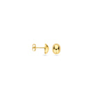 Ohrstecker Tropfen 8,5 mm 14K Gelbgold