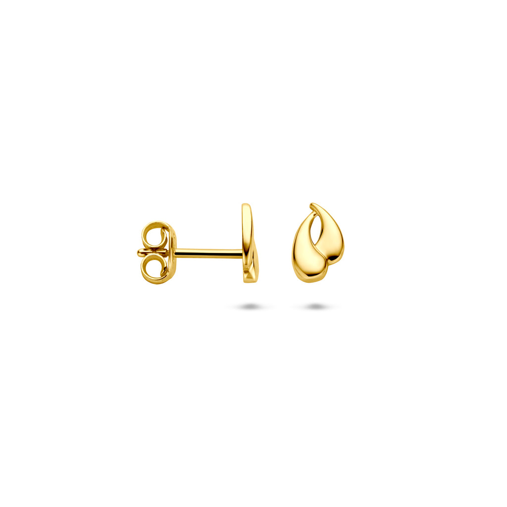 oorknoppen 7,5 mm 14K geelgoud