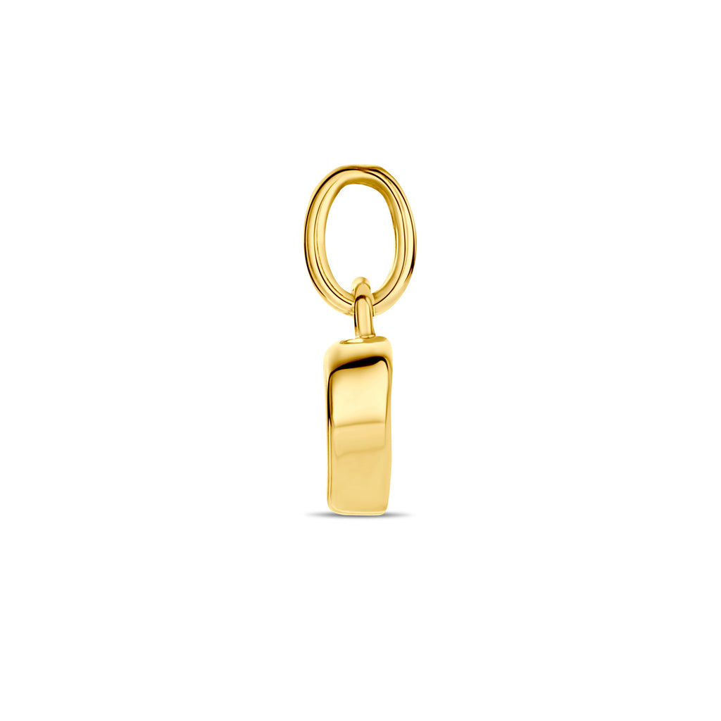 Anhänger Herz 11 mm 14K Gelbgold