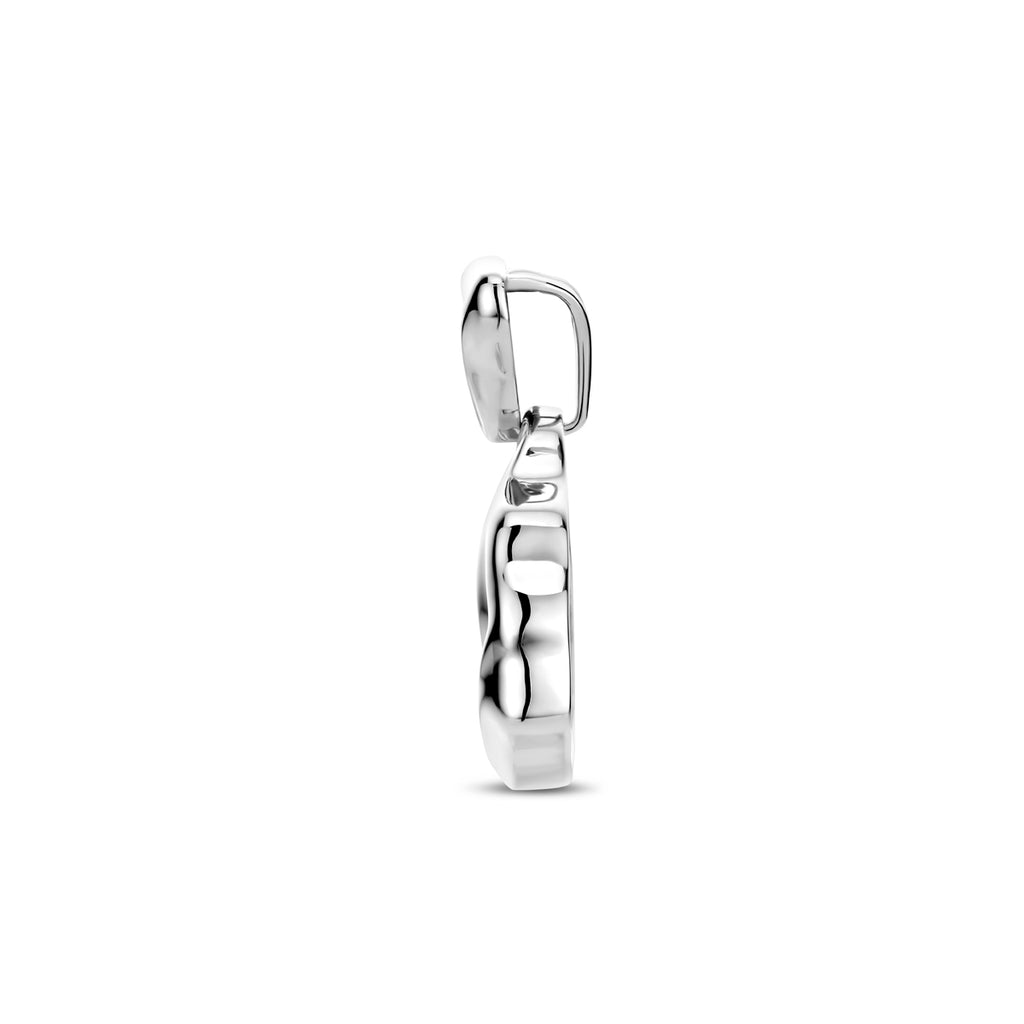 Anhänger 22 mm rhodiniertes Silber