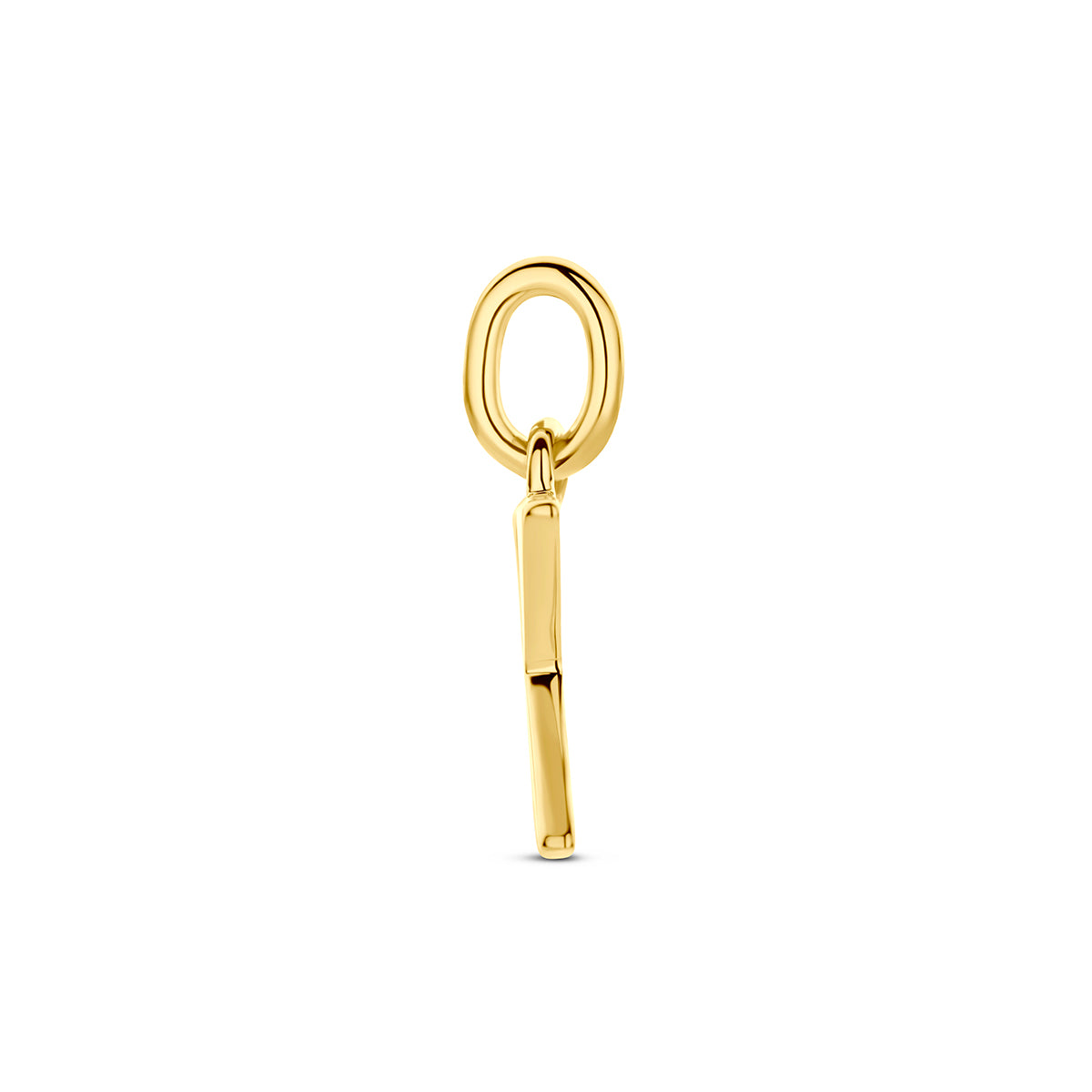 hanger letter 14K geelgoud