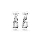 stekeroorringen zirkonia zilver gerhodineerd
