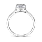 Ring Zirkonia Silber rhodiniert