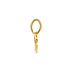 hanger hartjes 14 mm 14K geelgoud