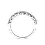Ring Zirkonia Silber rhodiniert