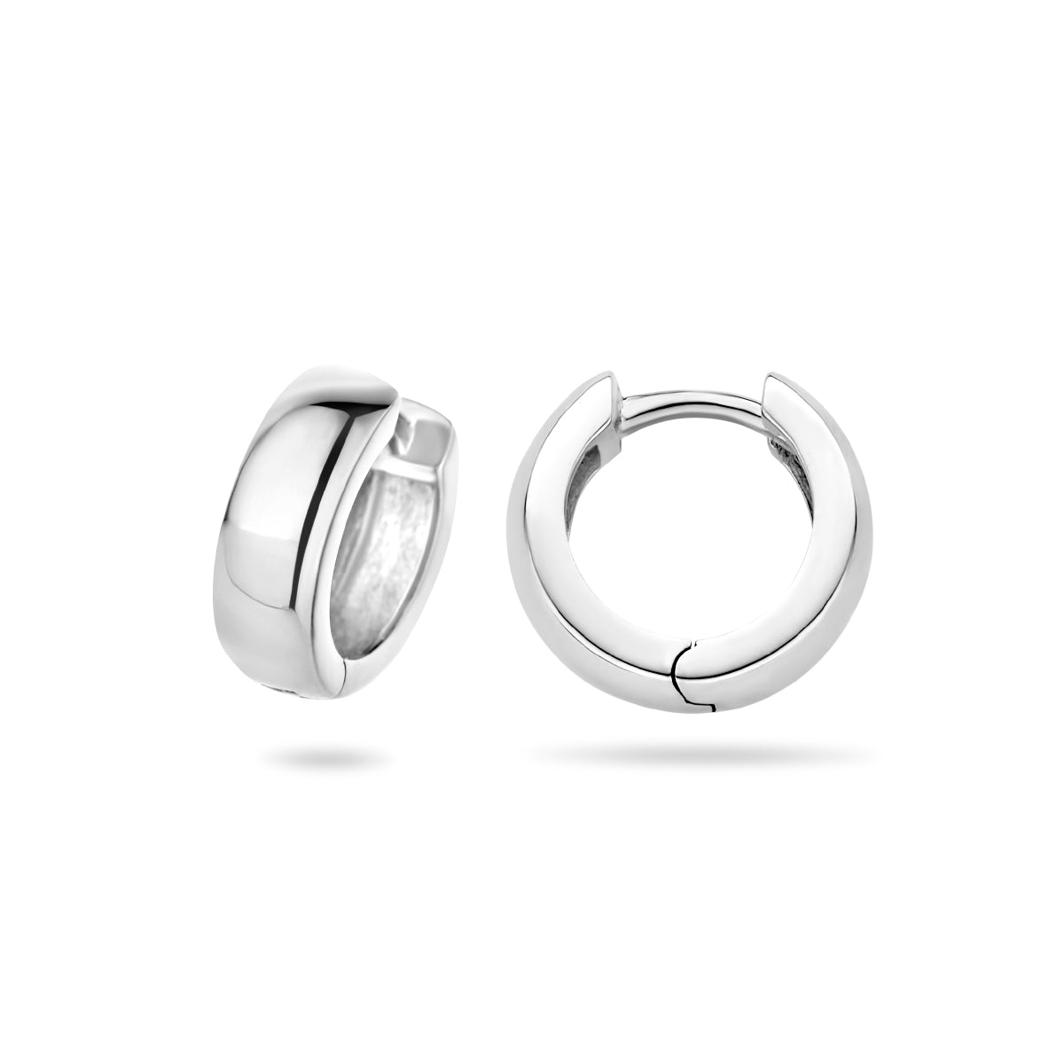 klapoorringen 4 mm bol zilver wit - bol