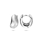 klapoorringen 15 mm zilver gerhodineerd