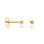 oorknoppen bol 14K geelgoud