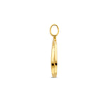 hanger diamant 0.06ct h si 14K geelgoud - druppel/komma/pegel