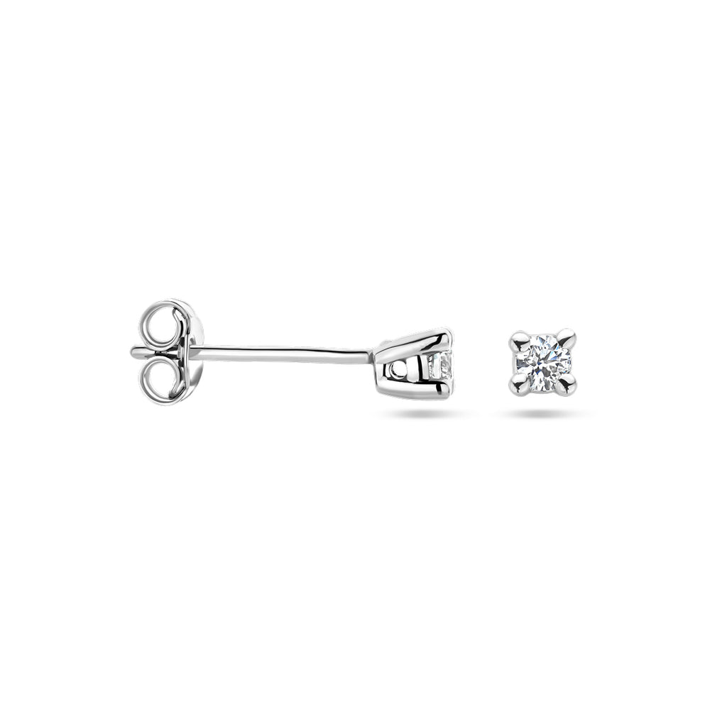 Ohrstecker Diamant 0,10 ct (2x 0,05 ct) h si 14K Weißgold