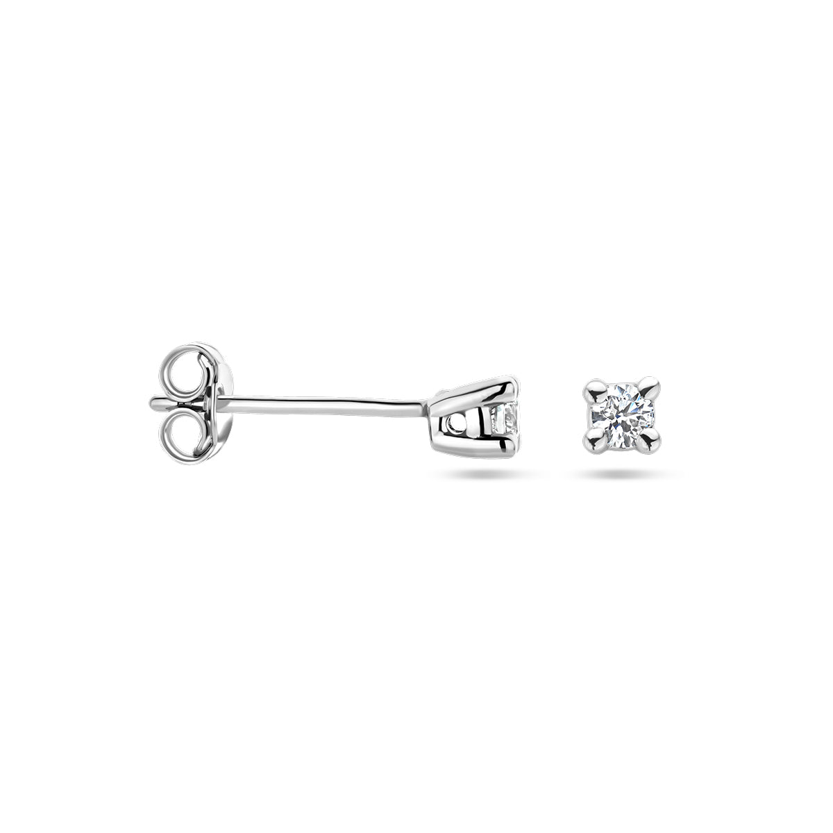 Ohrstecker Diamant 0,10 ct (2x 0,05 ct) h si 14K Weißgold