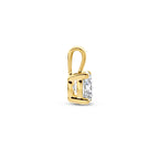Anhänger Labordiamant 0.25ct G VS 8,5 mm 14K Gelbgold