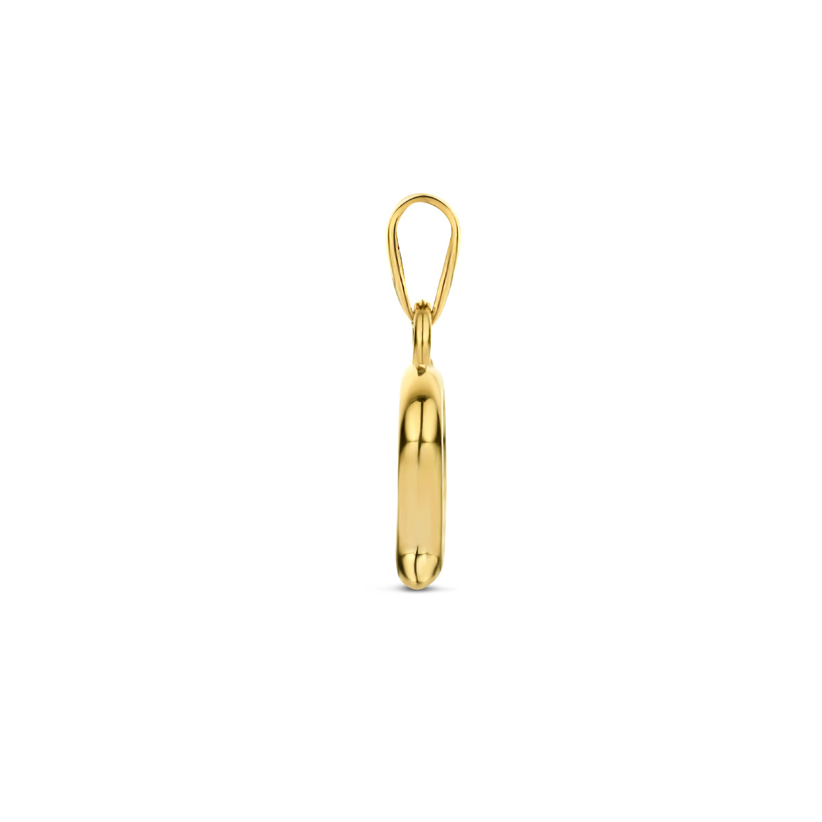 hanger hart 14K geelgoud