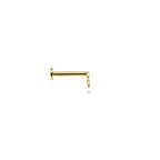 flat back piercing ster 3,5 mm 14K geelgoud