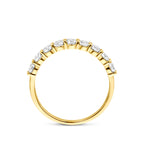 ring zirkonia 14K geelgoud