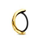 hair cuff gehamerd ion plating 19 x 77 mm edelstaal