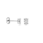 Ohrstecker Zirkonia Silber rhodiniert