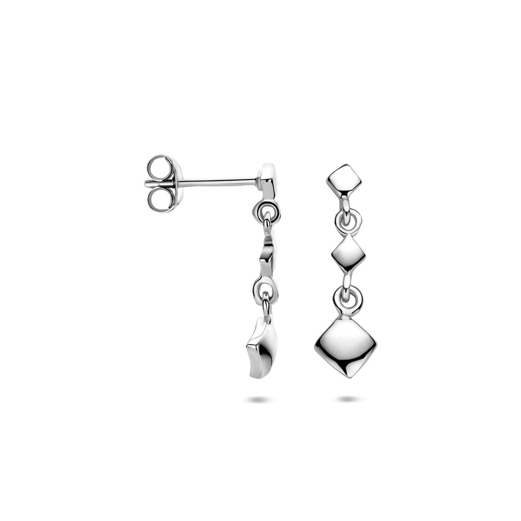 oorhangers 20 mm zilver gerhodineerd
