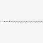 Armband Jasseron 3,7 mm Silber weiß