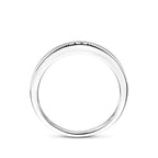 Ring Zirkonia Silber rhodiniert