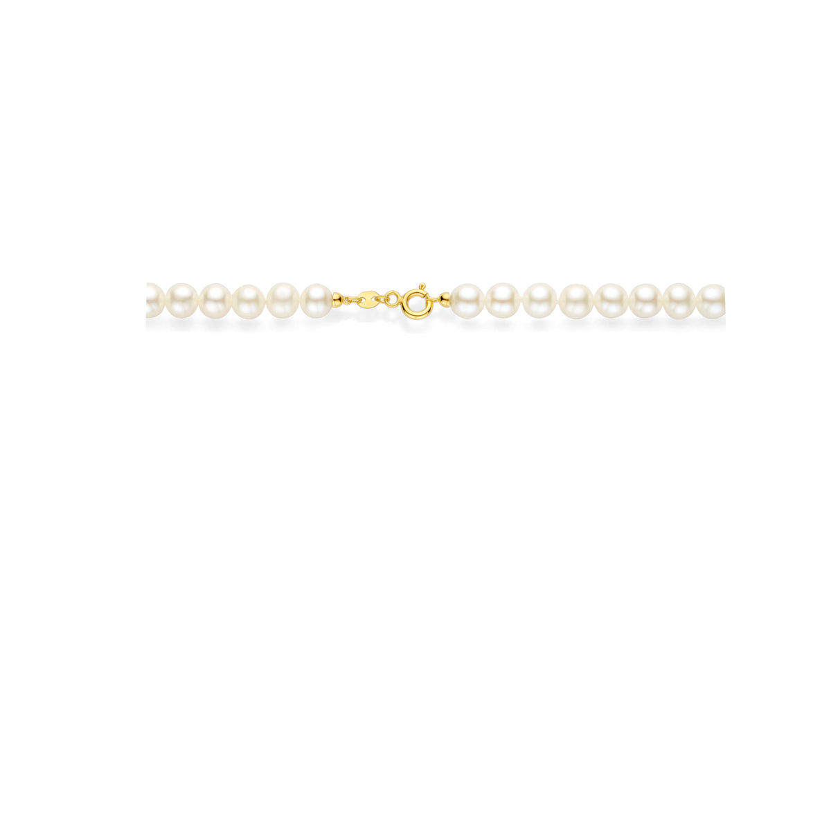 collier parel 6,0 mm 14K geelgoud