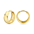 Klappcreolen 13 mm 14K Gelbgold