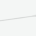 Kordel diamantiert 1,9 mm silberweiß