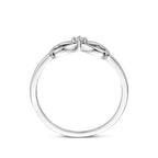 Ring Infinity Zirkonia Silber rhodiniert