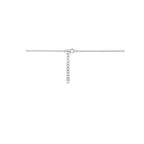 Halskette Herz 41 + 4 cm Silber rhodiniert