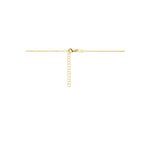 Halskette Herz Diamant 0.02ct H SI 40 + 4 cm 14K Gelbgold