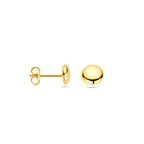 oorknoppen half-bol 14K geelgoud