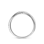 ring zirkonia zilver gerhodineerd