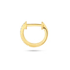 Klappcreole Diamant 0,03ct H SI 9,5mm pro Stück 14K Gelbgold