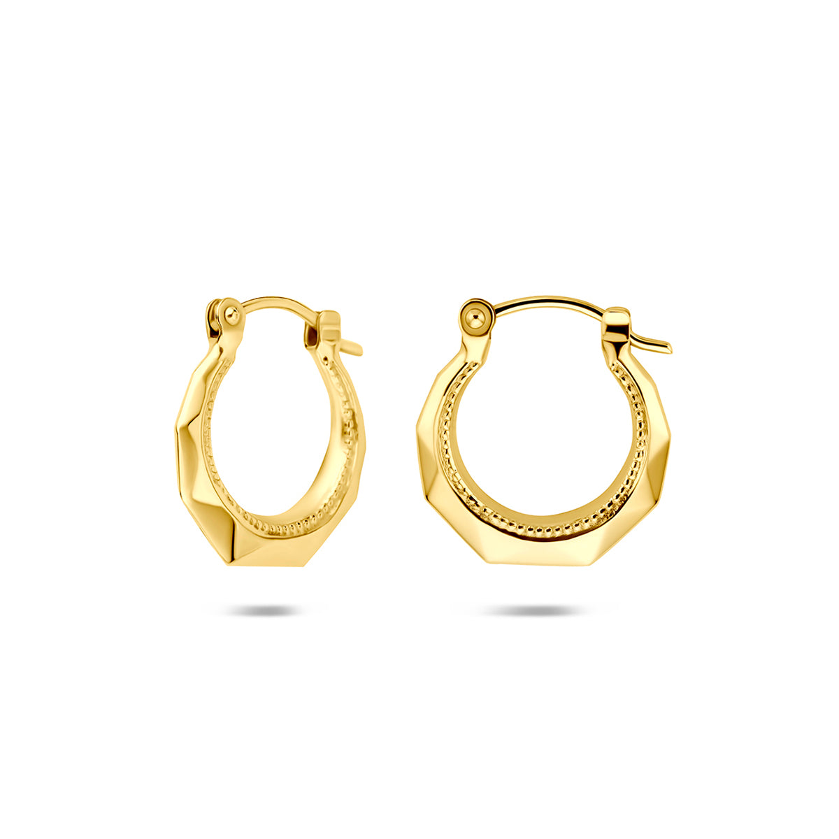 Ohrringe lapidiert 14K Gelbgold