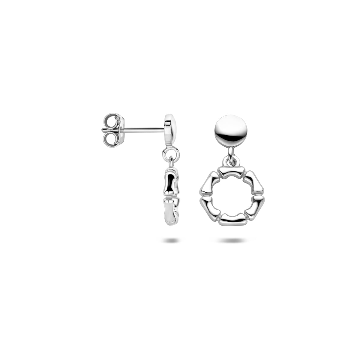 Ohrhänger 18 mm silber rhodiniert
