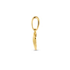 Anhänger Muschel 12 mm 14K Gelbgold