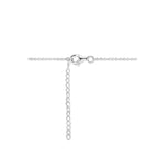Halskette Herz Hundepfote 41 + 4 cm Silber rhodiniert
